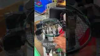 String your racket with confidence. Magic Pro strings for unbeatable performance.#viral #YouTube be