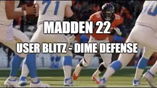 Madden 22 Glitches Cheats and Tips - User Blitz - Dime Defense - Under Center - Blocking RB