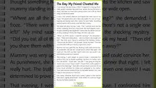 📝 Write an Essay on The Day my Friend Cheated Me 🧑🏻&zwj;🏫 | English Essay Writing for Class 8 to 10