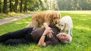 Heroic Dog Rescues Elderly Man Suffering a Stroke - Incredible Moment