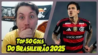 TOP GOLS MAIS BONITOS DO BRASILEIR&Atilde;O 2025 | Lista | ge.globo | REACT DO MORENO