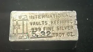 Rare Silver Bar 5.32 oz  - 500 Only!