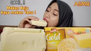 MUKBANG KEJU 1 BATANG BESAR || ASMR KEJU BATANGAN || CHEESE ASMR