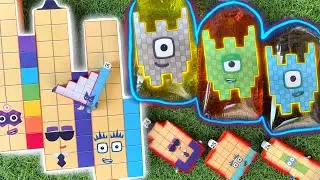 Looking Balloons Numberblocks NEW 378 puzzle tetris ASMR  | Numberblocks Satisfying Video