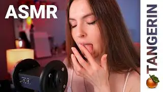 ASMR Soft Purring, Mic Tapping & Gentle Spit Painting | Tangerin