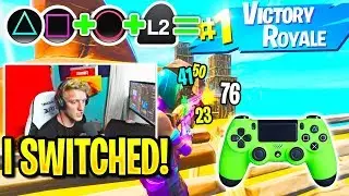 Tfue *OFFICIALLY* Switches To CONTROLLER! FaZe SWAY REACTS! (Fortnite)