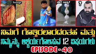 Top 10 Interesting Facts in Kannada Episode 40 #Top10amazingfactsinkannada | True Kannada Tv Facts