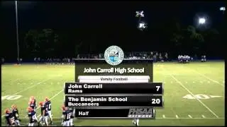 Football- John Carroll vs The Benjamin School