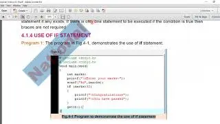 Chap#4 Lecture 1: page#71 74 .......... If Structure