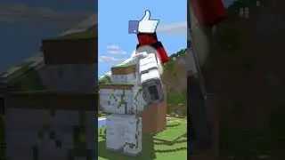 Giant Mega Golem vs. Giant Steve! | Minecraft Animation