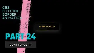 CSS text border animation | part 24
