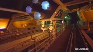 [4K] Space Mountain - Magic Kingdom 2015 - Walt Disney World (EXTREME Low Light POV)