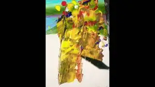Abstract art  with knife#viralvideo  #knifepainting 😱🌟