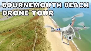 Bournemouth Beach/Hengistbury Head Drone Tour and Guide. Top spots to use RC cars. DJI Phantom 3 pro