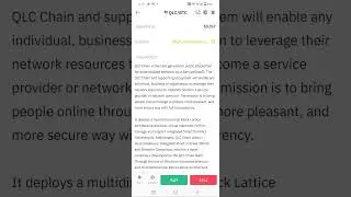 QLC Qlc Chain Pumping 100%✓#Qlc#binance #crypto
