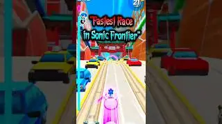 Super Sonic vs Sonic | Sonic Frontier Racing Showdown #sonic #supersonic