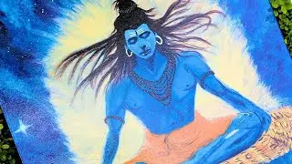 Lord Shiva acrylic painting #mahashivratri