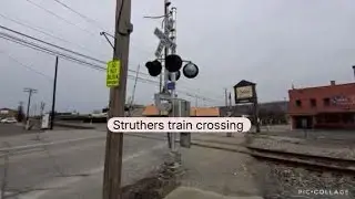 Struthers train crossing 12/16/25
