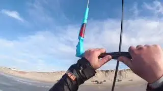 L&oslash;kkendarisk Kite session North click bar fail marzo 2021