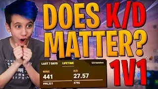 I 1v1'd someone with a 27 K/D in Fortnite, Do Stats Matter??