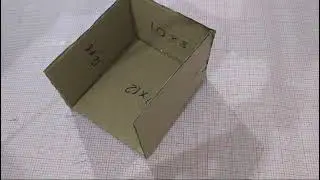 DIY Tissue Box made by a 15 yr old | Cardboard