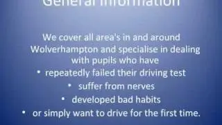 Driving Lessons Wolverhampton Video