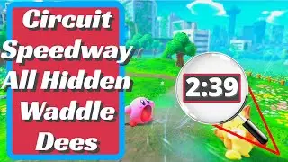 Circuit Speedway All Hidden Waddle Dees - Kirby And The Forgotten Land