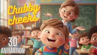 Chubby cheeks, dimple chin - Nursery rhymes | play school songs | 3D animation | Golden bell TV 🔔 |