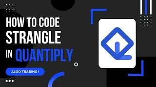 Quantiply Setup for Algo Trading Strategy !