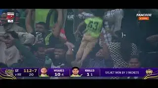 Winning moment, ST VS RR, BPL 2026