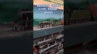 0 gauge Mogul Stanier type live steam locomotive from Bassett Lowke #modeltrains #tinplate #vintage