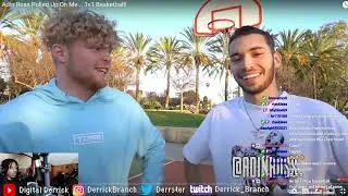 Derrick Branch reacts to T Jass & Adin 1 v 1