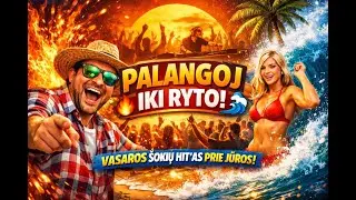 Palangoj Iki Ryto 🔥🌊 | Vasaros &Scaron;okių Hit&rsquo;as Prie Jūros | Linksmas Kaimietis