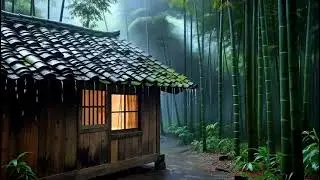 Bamboo Forest Rainstorm &ndash; Natural Rain Sounds for Insomnia & Meditation