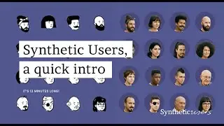 A quick intro to Synthetic Users &mdash; navigation and studies