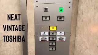 EPIC Old Toshiba Traction Elevator at 3-chōme-12 Sotokanda, Chiyoda City, Tokyo, Japan
