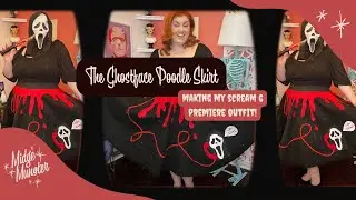 The Ghostface Poodle Skirt | Making My Outfit for the Scream 6 Premiere!