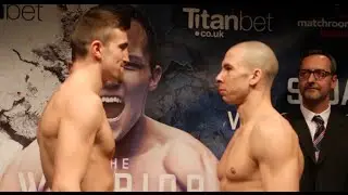 JAKE BALL v COLIN FARRICKER - OFFICIAL WEIGH IN VIDEO (FROM LEEDS) / THE WARRIOR RETURNS
