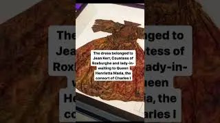 17th century dress found in a shipwreck 🚢 || baroque fashion || vintage style || #history #shorts