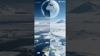 North Pole vs South Pole Explained in 60 Seconds #viral #science #explore #like