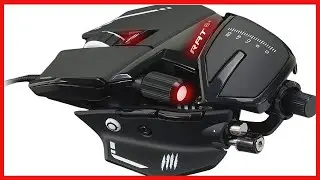 Mad Catz R A T  8+ Adjustable Wired Gaming Mouse   16000 DPI   11 Programmable Buttons