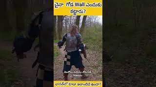 Why did China build the Great Wall? Is there something similar in India? Global telugu guru #fact...