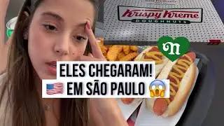 Nathan’s e Krispy Kreme em SP?! Testei TUDO em Um Dia Comigo! 😱🍩🌭