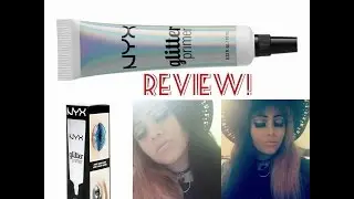 Purple cut crease Tutorial ft. Nyx glitter primer review