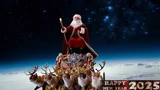 Santa Claus visited New York and Washington with his cats. Happy new year 2025.