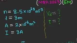 MQP 2023 Current Electricity Numerical | PHYSICS CLASS 12/ PUC-2 KARNATAKA STATE BOARD