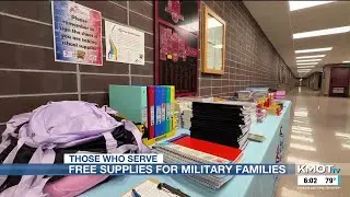 Those Who Serve: Free school supplies for military families across ND