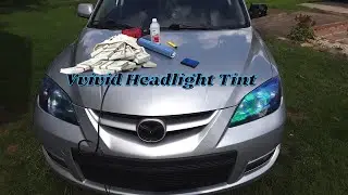 How to Tint Headlights Mazdaspeed 3 Headlight Tinting Vvivid Saphire Blue