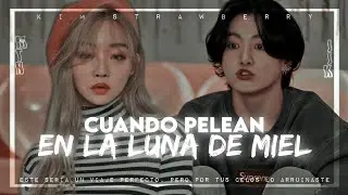 Imagina con Jungkook “𝗖𝘂𝗮𝗻𝗱𝗼 𝗽𝗲𝗹𝗲𝗮𝗻 𝗲𝗻 𝗹𝗮 𝗹𝘂𝗻𝗮 𝗱𝗲 𝗺𝗶𝗲𝗹” Capitulo único
