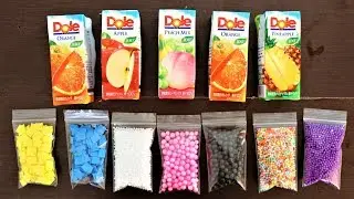 Making Slime with Juice Boxes and Bags